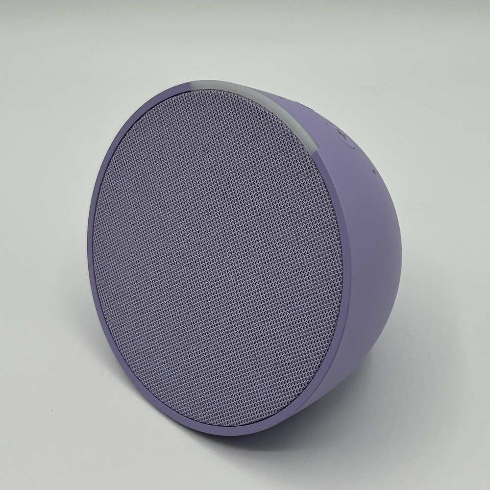 Amazon Echo Pop Smart Speaker with Alexa Lavender Bloom Purple C2H4R9 Bluetooth